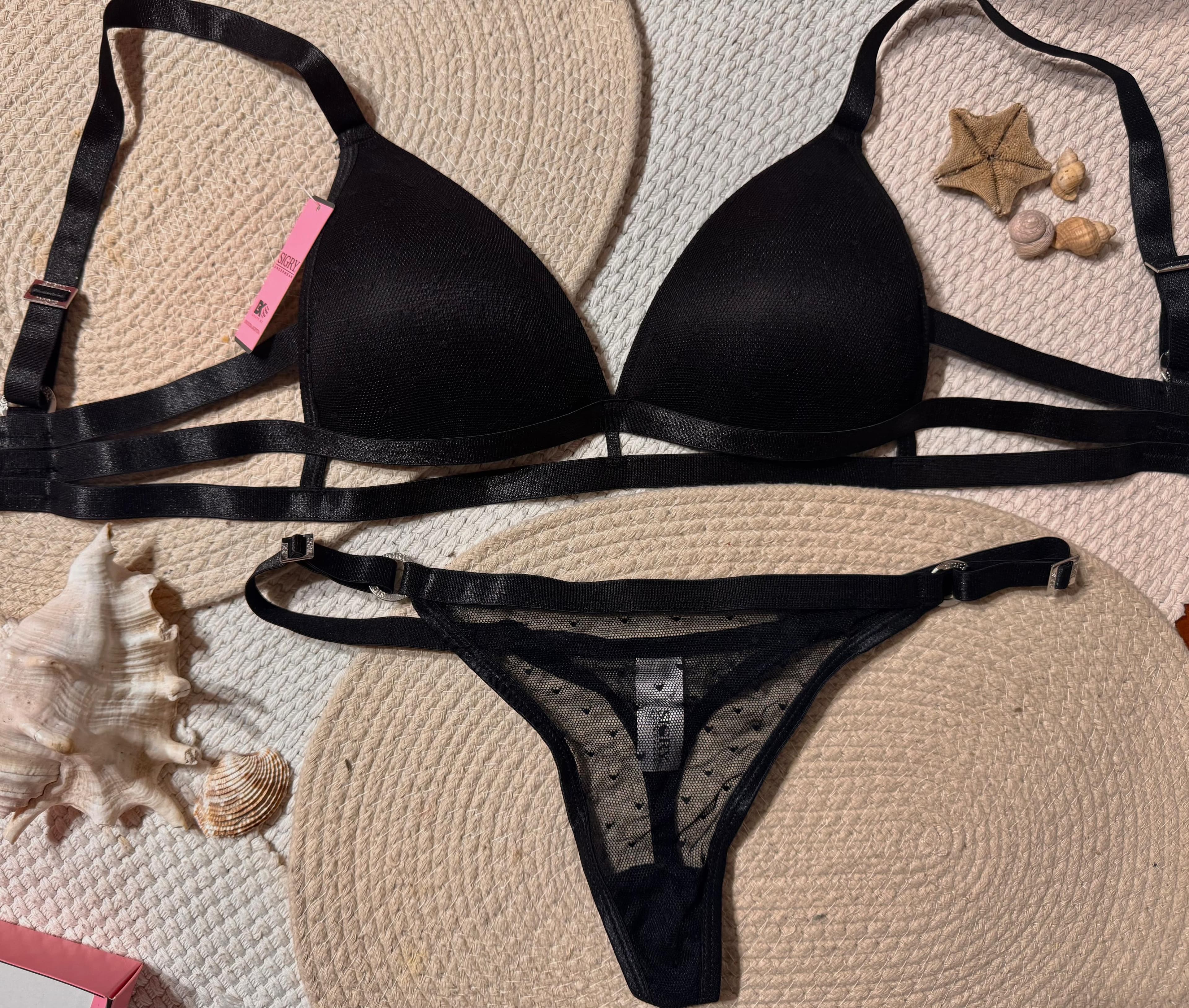 Conjunto Love — Black Strappy